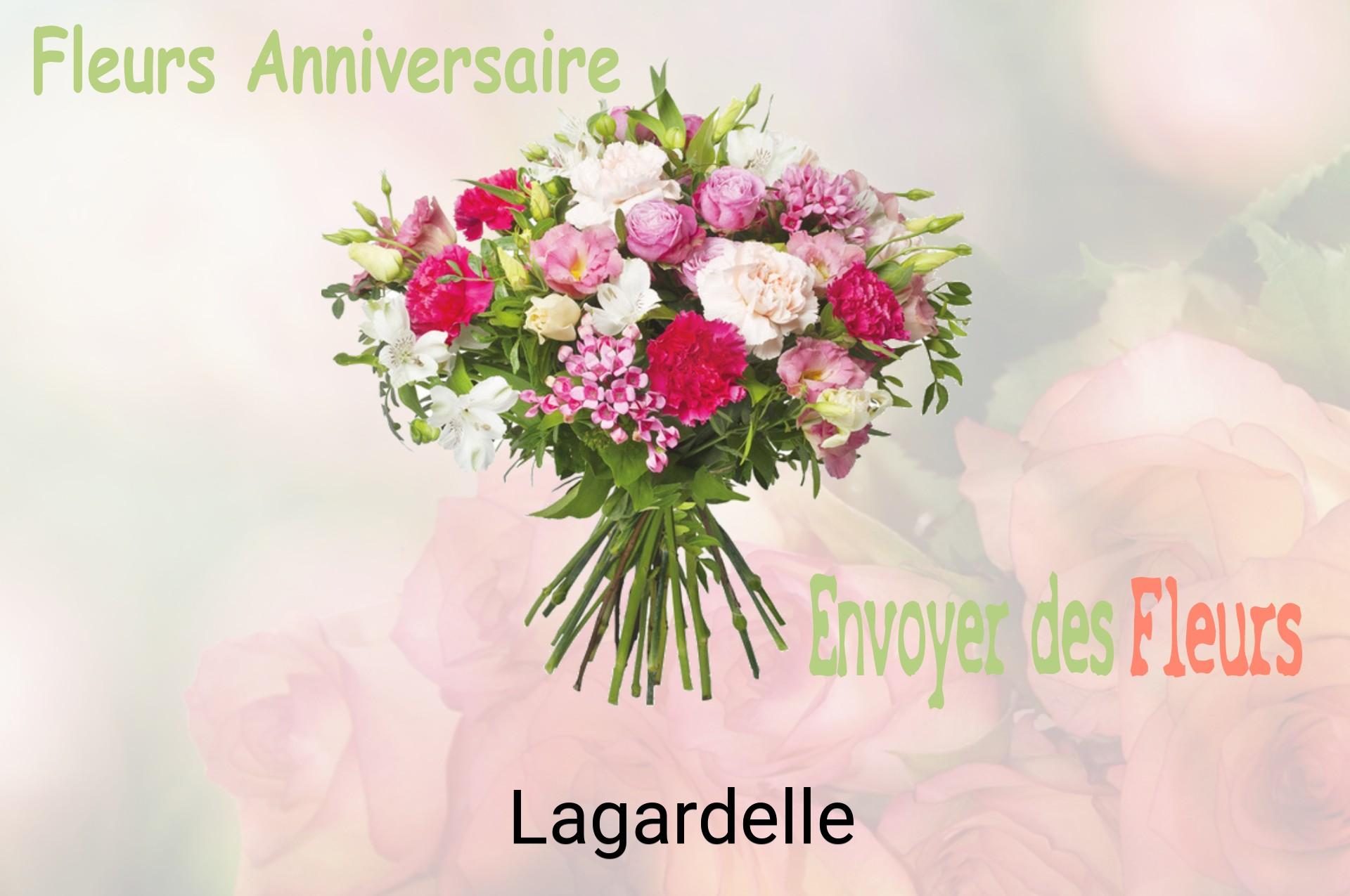 Bouquet de fleurs d’anniversaire livré à Lagardelle