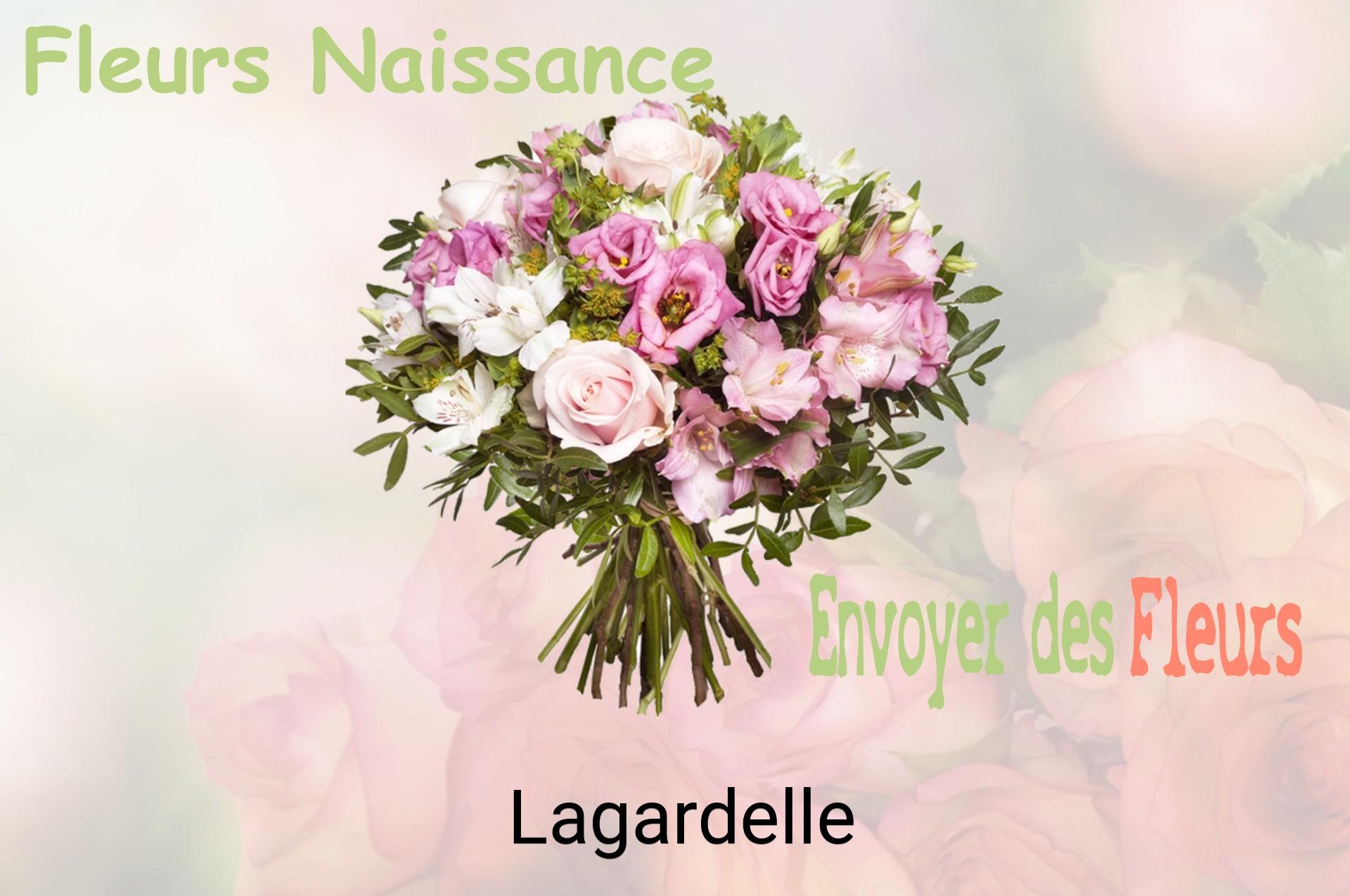 Bouquet de fleurs de naissance livré à Lagardelle